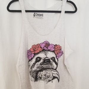 Sloth tank top